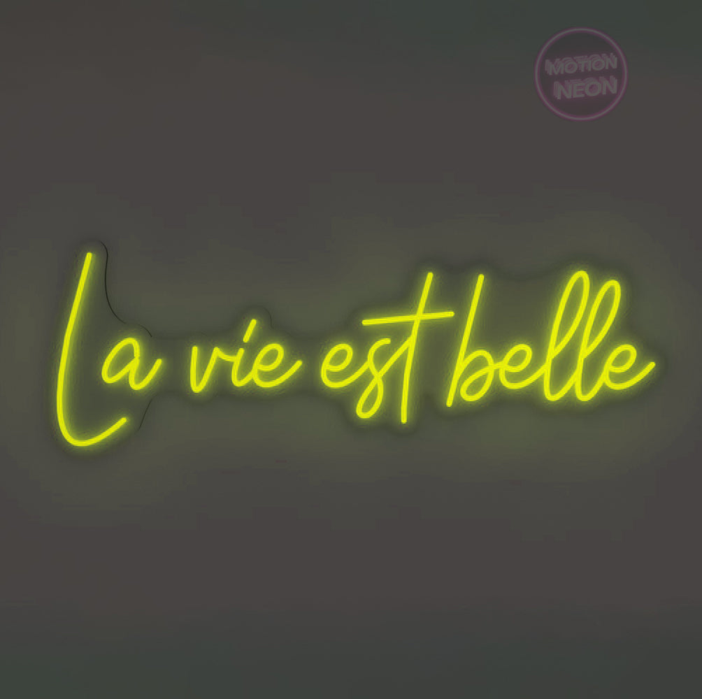 La vie est belle