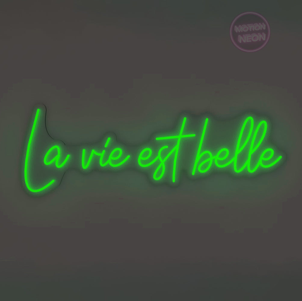 La vie est belle