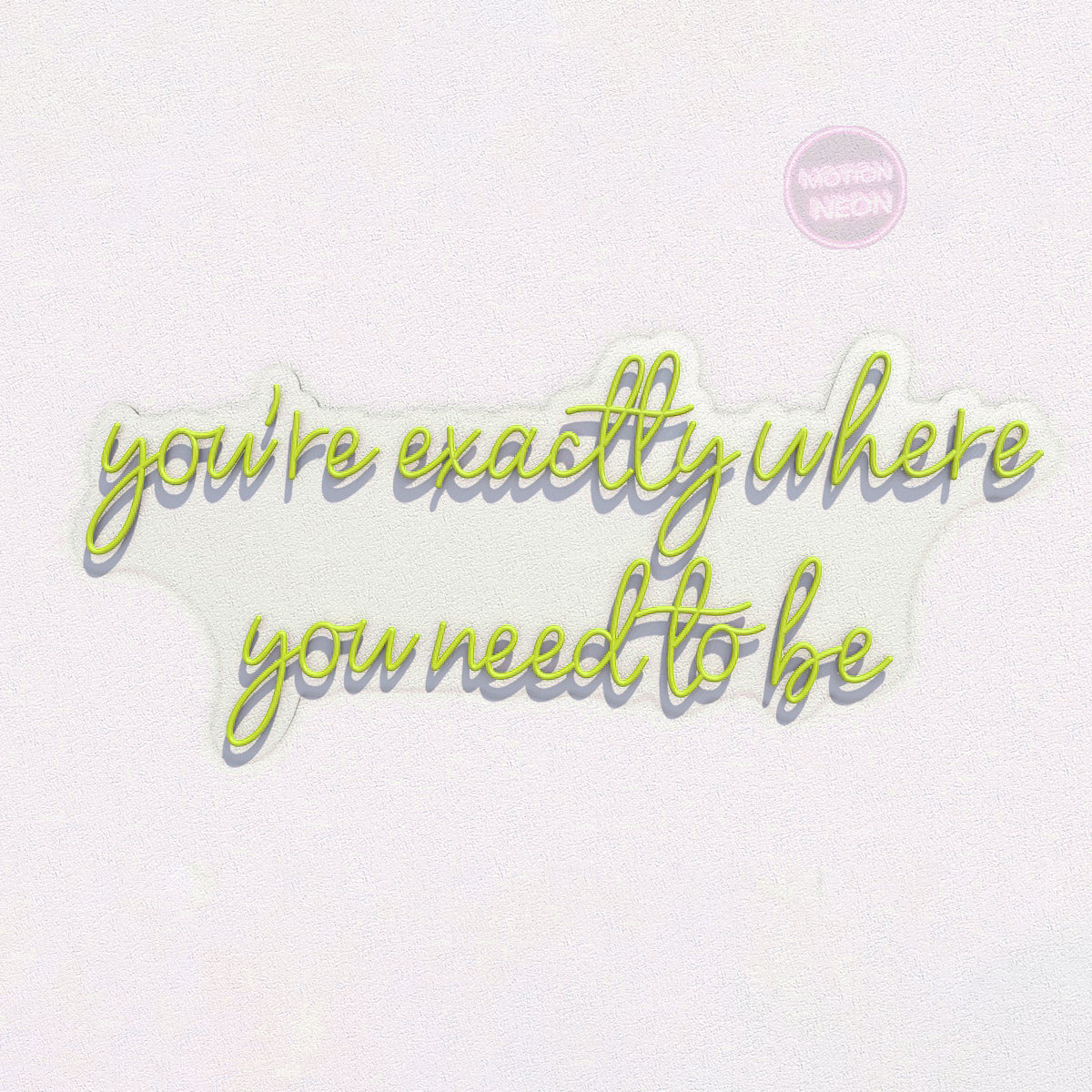 You’re exactly where you need to be