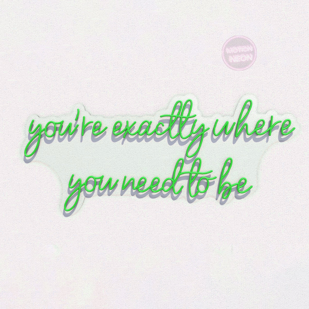 You’re exactly where you need to be