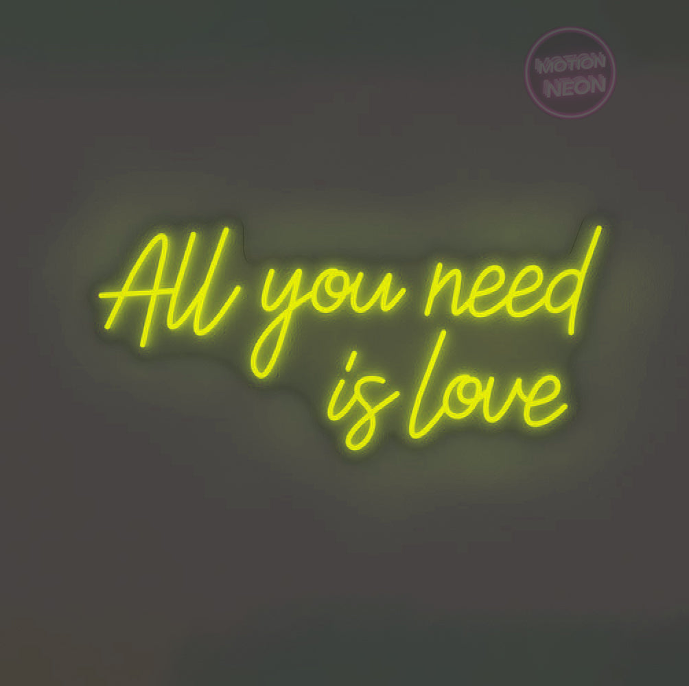 All you need is love