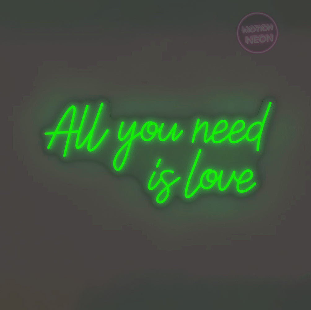 All you need is love