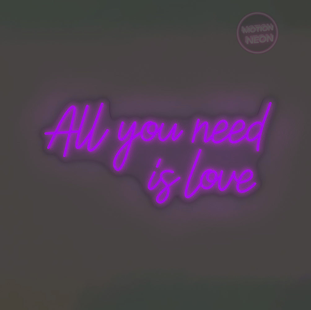 All you need is love