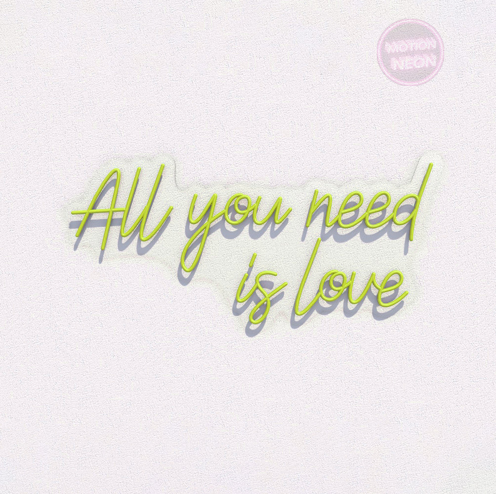 All you need is love