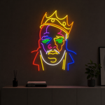 Néon LED Biggie Smalls hip hop décoration chambre salon